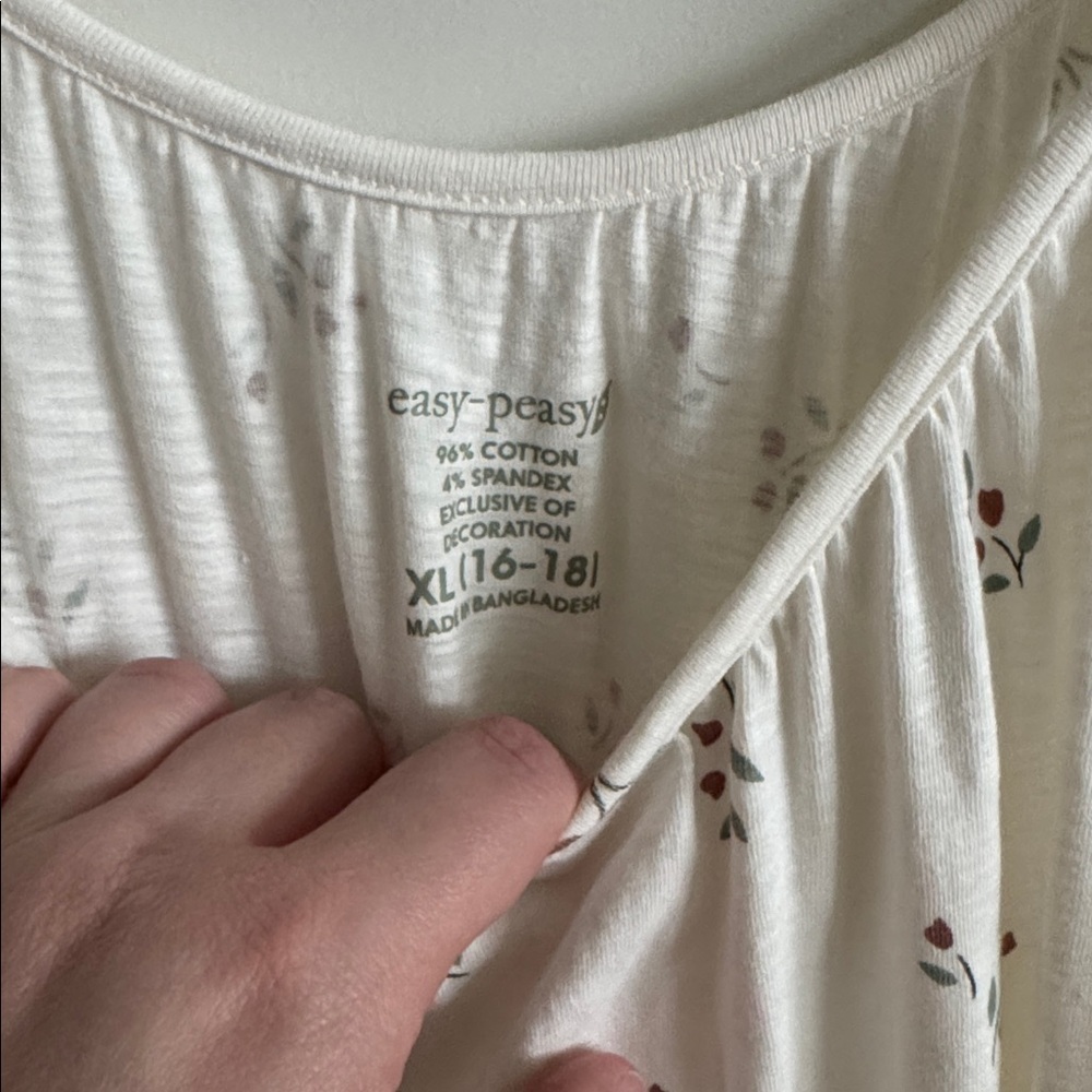 Easy Peasy Cream Floral Maxi Dress - Picture 5 of 8